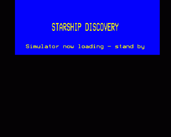 Starship Discovery Screenshot 23 (BBC Model B)