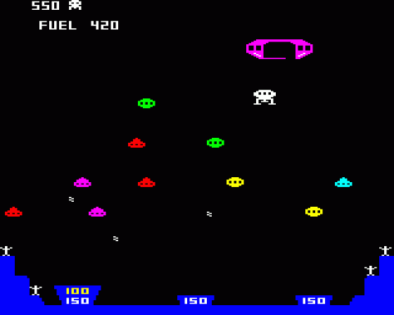 Lunar Rescue Screenshot 5 (BBC Model B)