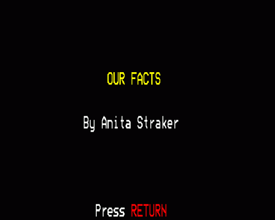 Our Facts