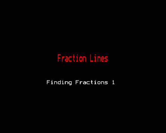 Fraction Lines