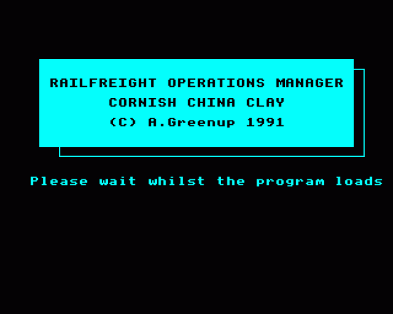 Railfreight Operations Manager Cornish China Clay Screenshot