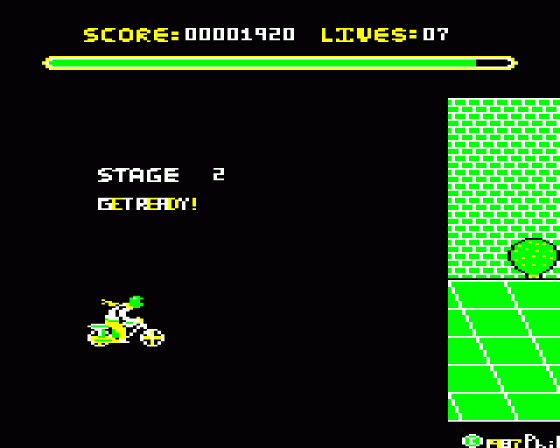 Despatch Rider Screenshot 10 (BBC B/B+/Master 128)