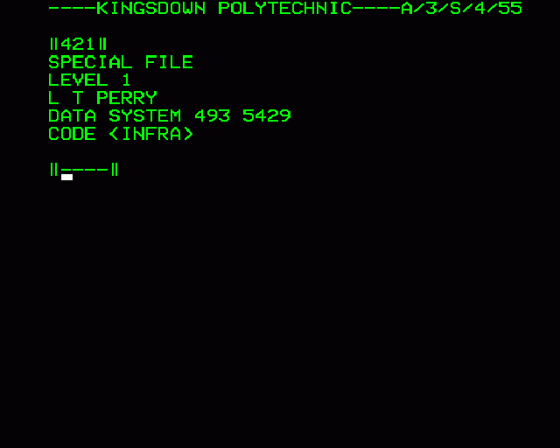 System 15000 Screenshot 5 (BBC Model B)