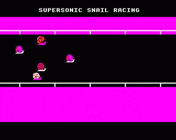 Supersonic Snail Racing