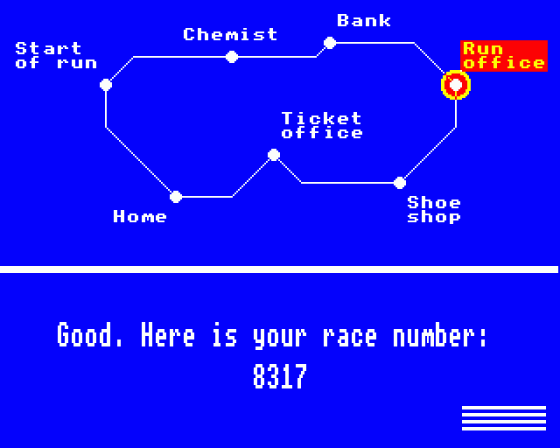 Geordie Racer Screenshot 28 (BBC B/B+/Master 128)