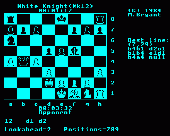 White Knight Mk 12 Screenshot 6 (BBC Model B)