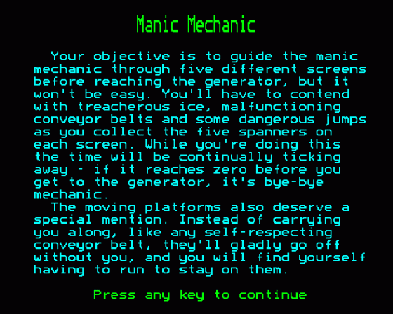 Manic Mechanic