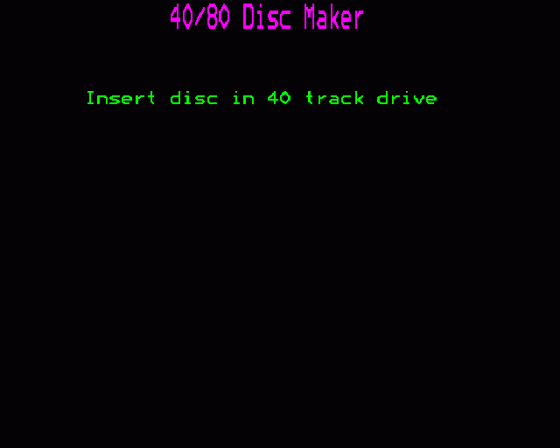 40/80 Disc Utility