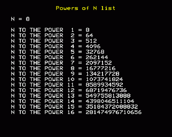 Accurate Arithmetic Program 1