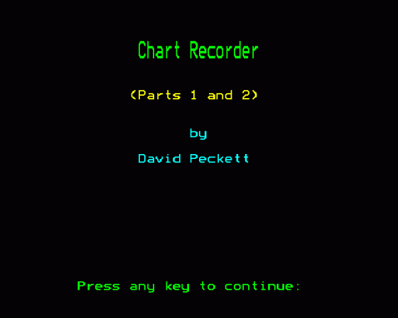 Chart Recorder