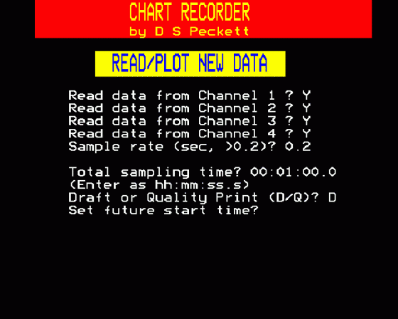 Chart Recorder