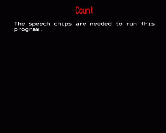 Count With Speech