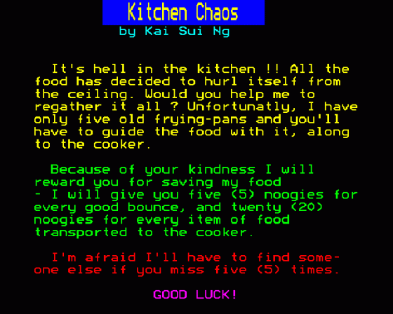 Kitchen Chaos