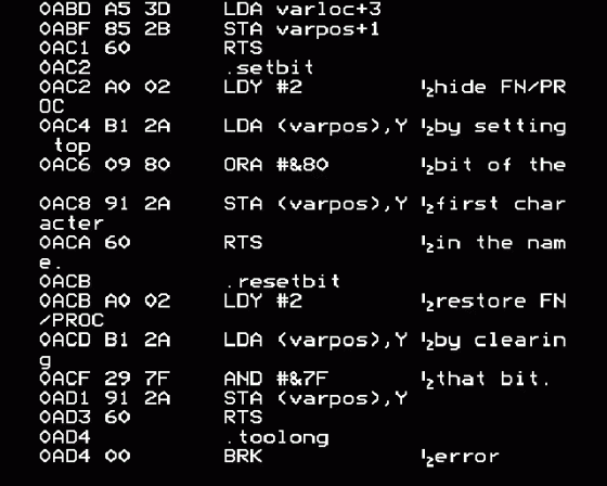 Procedure/Function Overlay