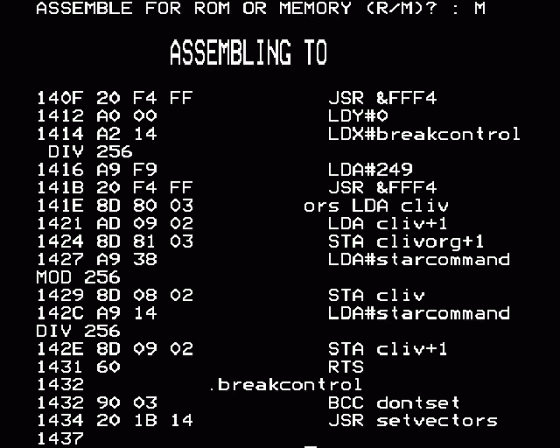 Transparent Sideways RAM Loader