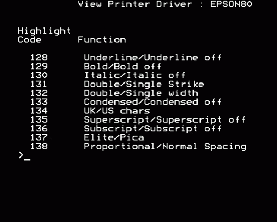 View Printer Driver