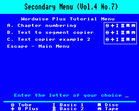 Wordwise Plus Examples