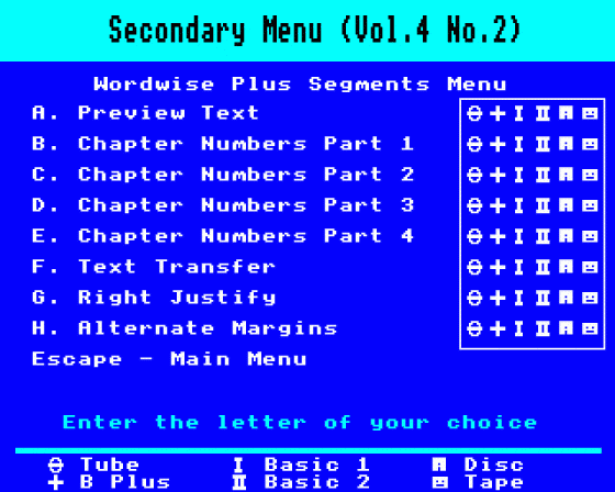 Wordwise Plus Segments