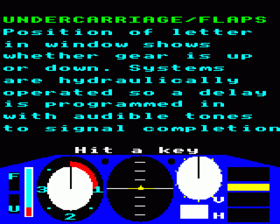 Battle Of Britain Screenshot 11 (BBC Model B)