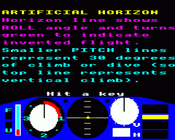 Battle Of Britain Screenshot 13 (BBC Model B)