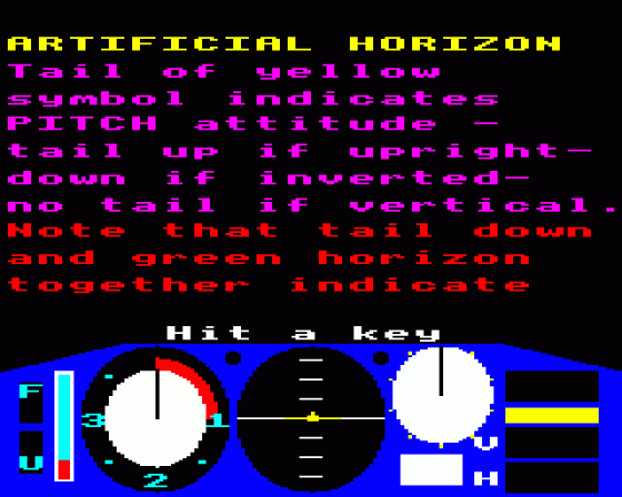 Battle Of Britain Screenshot 14 (BBC Model B)