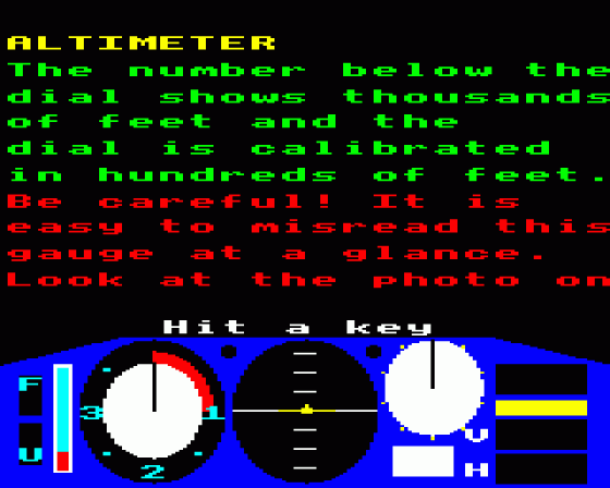 Battle Of Britain Screenshot 16 (BBC Model B)