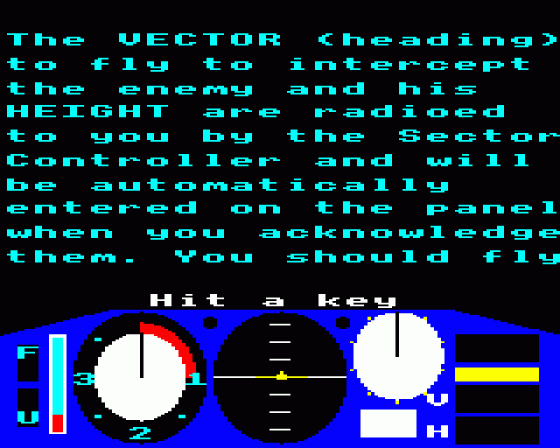 Battle Of Britain Screenshot 18 (BBC Model B)