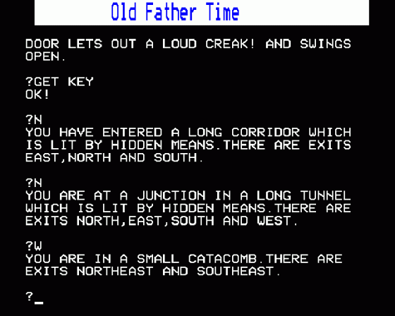 Old Father Time Screenshot 9 (BBC Model B)