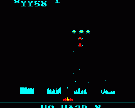 Space Invaders Screenshot 6 (BBC Model B)