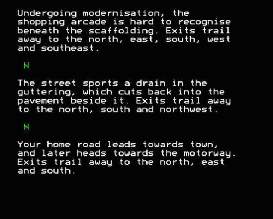 Street Patroller The Remix Screenshot 8 (BBC Model B)