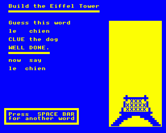 Eiffel Tower Screenshot 5 (BBC Model B)