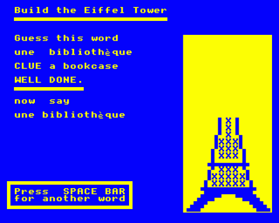 Eiffel Tower Screenshot 7 (BBC Model B)