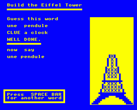 Eiffel Tower Screenshot 8 (BBC Model B)