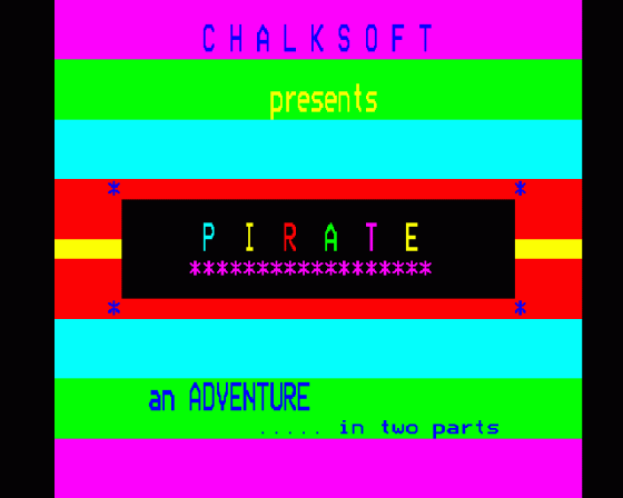 Pirate Screenshot 9 (BBC Model B)