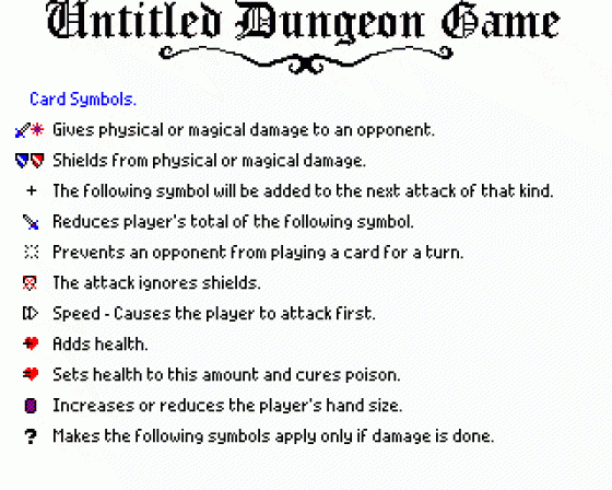 Untitled Dungeon Game Screenshot 12 (BBC B/B+/Master 128)