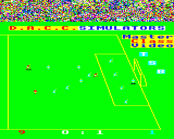 Bobby Charlton Soccer Screenshot 5 (BBC Model B)