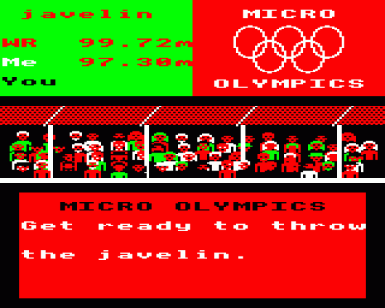 Micro Olympics Screenshot 12 (BBC Model B)