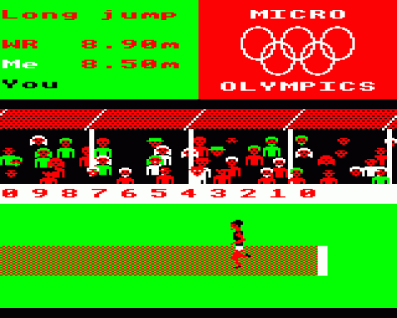 Micro Olympics Screenshot 17 (BBC Model B)