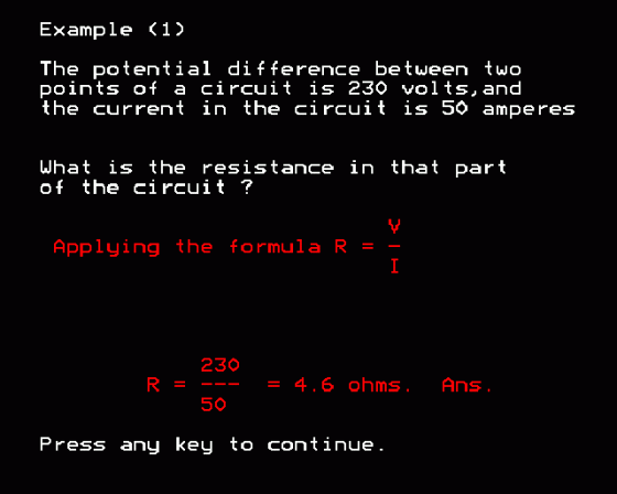 Electric Screenshot 5 (BBC Model B)