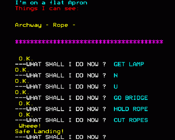 Arrow Of Death Part 2 Screenshot 6 (BBC Model B)