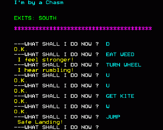 Arrow Of Death Part 2 Screenshot 8 (BBC Model B)