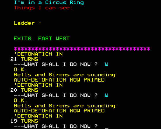 Circus Screenshot 8 (BBC Model B)