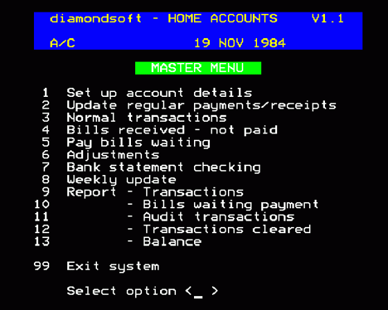 Home Accounts