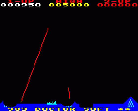 Missile Attack Screenshot 6 (BBC Model B)