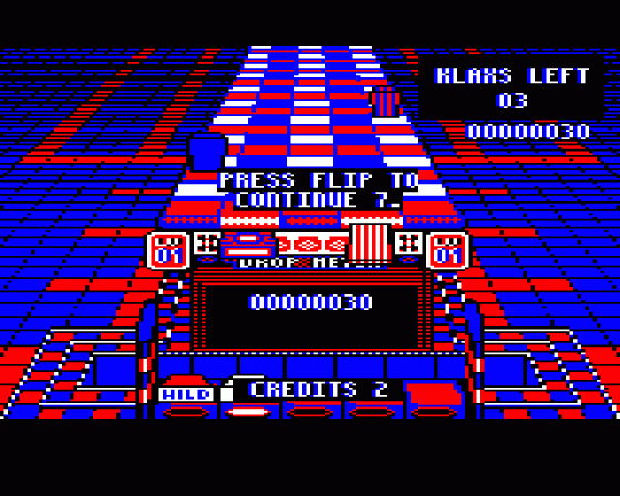 Klax Screenshot 20 (BBC B/B+/Master 128)