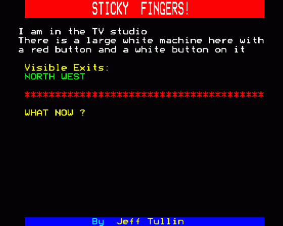 Sticky Fingers Screenshot 5 (BBC Model B)