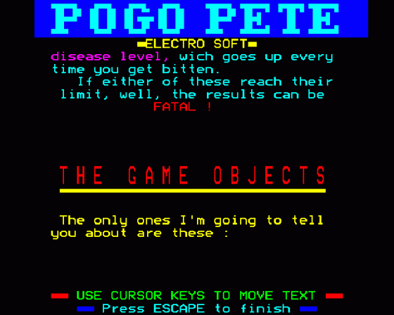 Pogo Pete Screenshot 11 (BBC Model B)