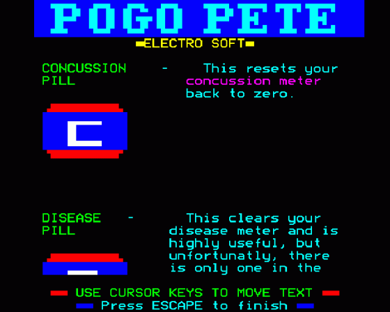 Pogo Pete Screenshot 15 (BBC Model B)