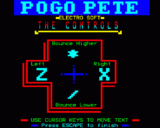 Pogo Pete Screenshot 18 (BBC Model B)