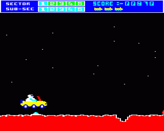 Spaceman Sid Screenshot 8 (BBC Model B)